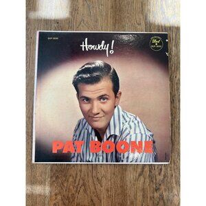 "Howdy!" By Pat Boone Vinyl Record 33 1/3 RPM Dot DLP-3030 Vintage 1950s